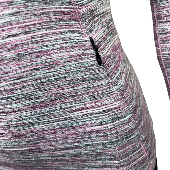 Lululemon Runderful 1/2 Zip Space Dye Camo Berry Rumble Multi / Black - Picture 4 of 7